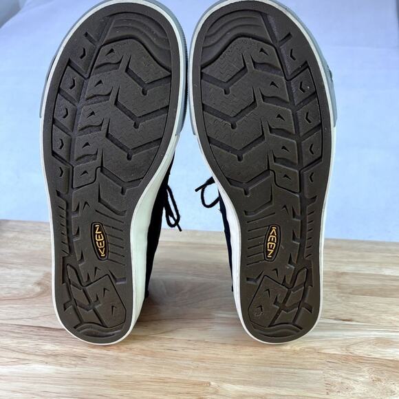 Keen Men's Timmons Chukka Boots 13 Black Soft Leather Lace Up Moc Toe Lace Up - Picture 9 of 14